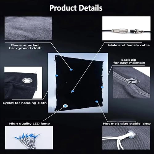 Led Curtain Stage Backdrop - 1.0 Count weddings