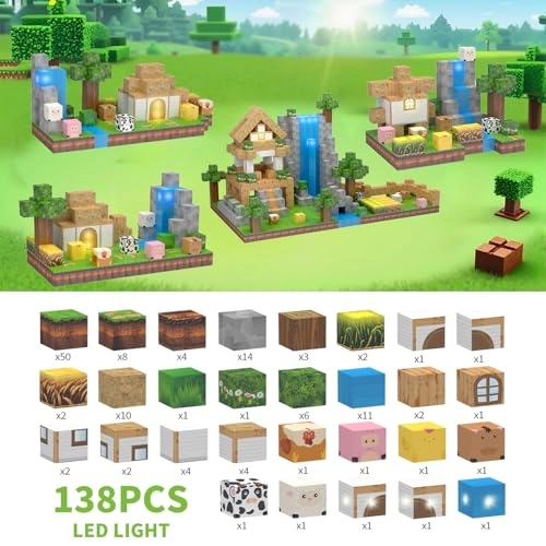 Magnetic Blocks - 36 months - 8 years 138pcs