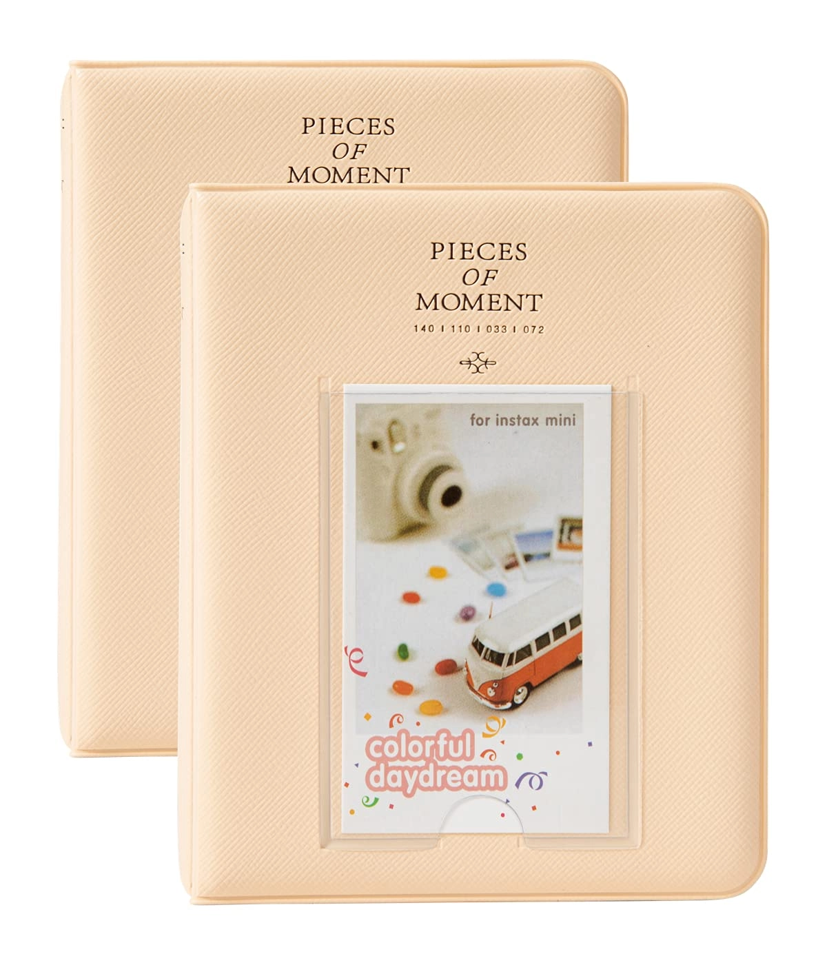 XC64 2x3" 64 Pockets PU Leather Photo Album