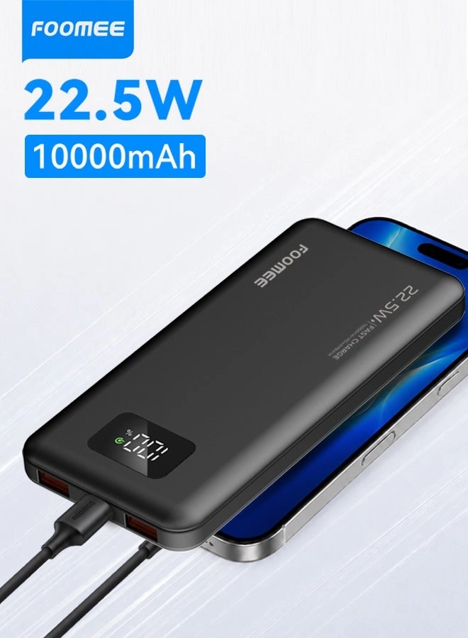 FOOMEE R10F - 10000mAh 22.5W Fast charging 2 USB-A 1 USB-C