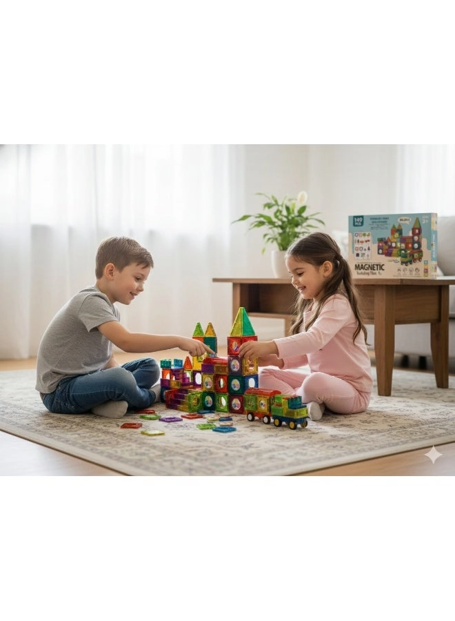 Magnetic Building Tiles - 149 pcs