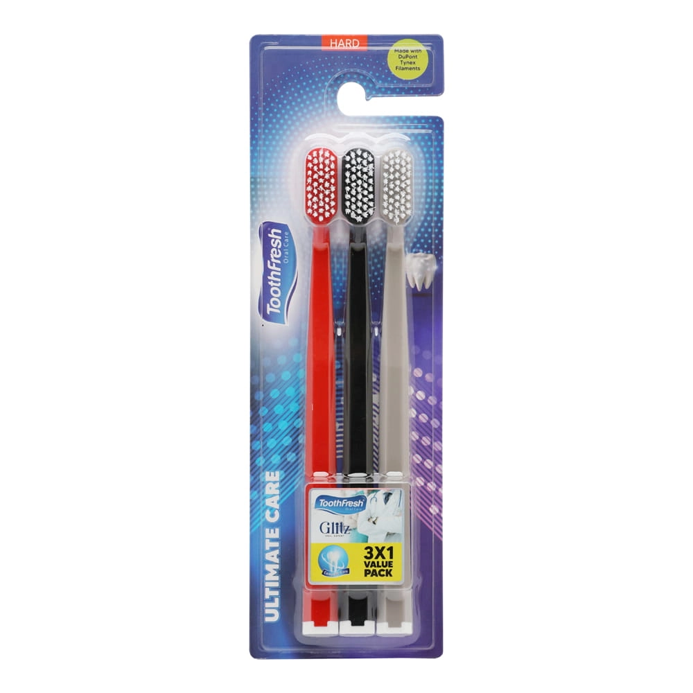 TOOTHFRESH Ultimate Care Toothbrush - 3-Piece Pack