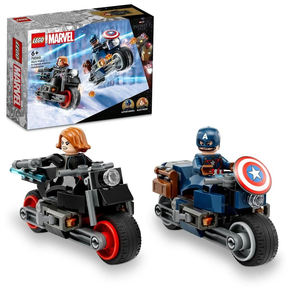 LEGO Marvel Black Widow & Captain America Motorcycles (76260)