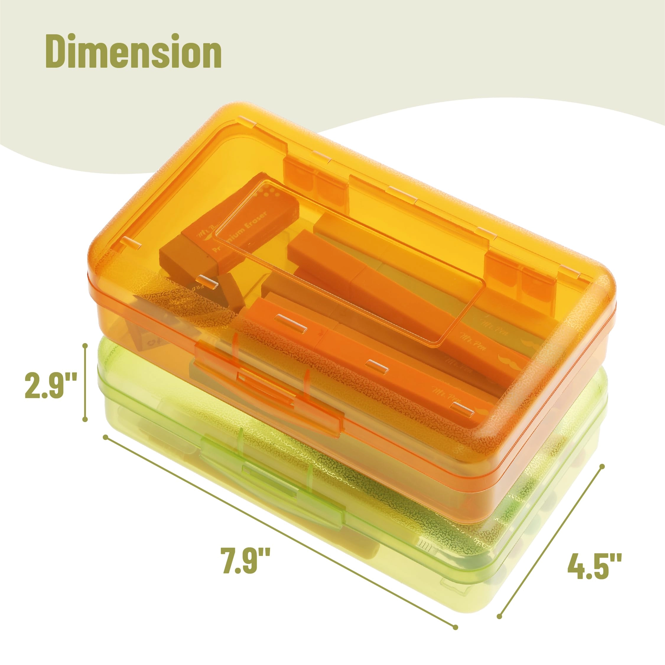 Pencil Box - 2 Pack