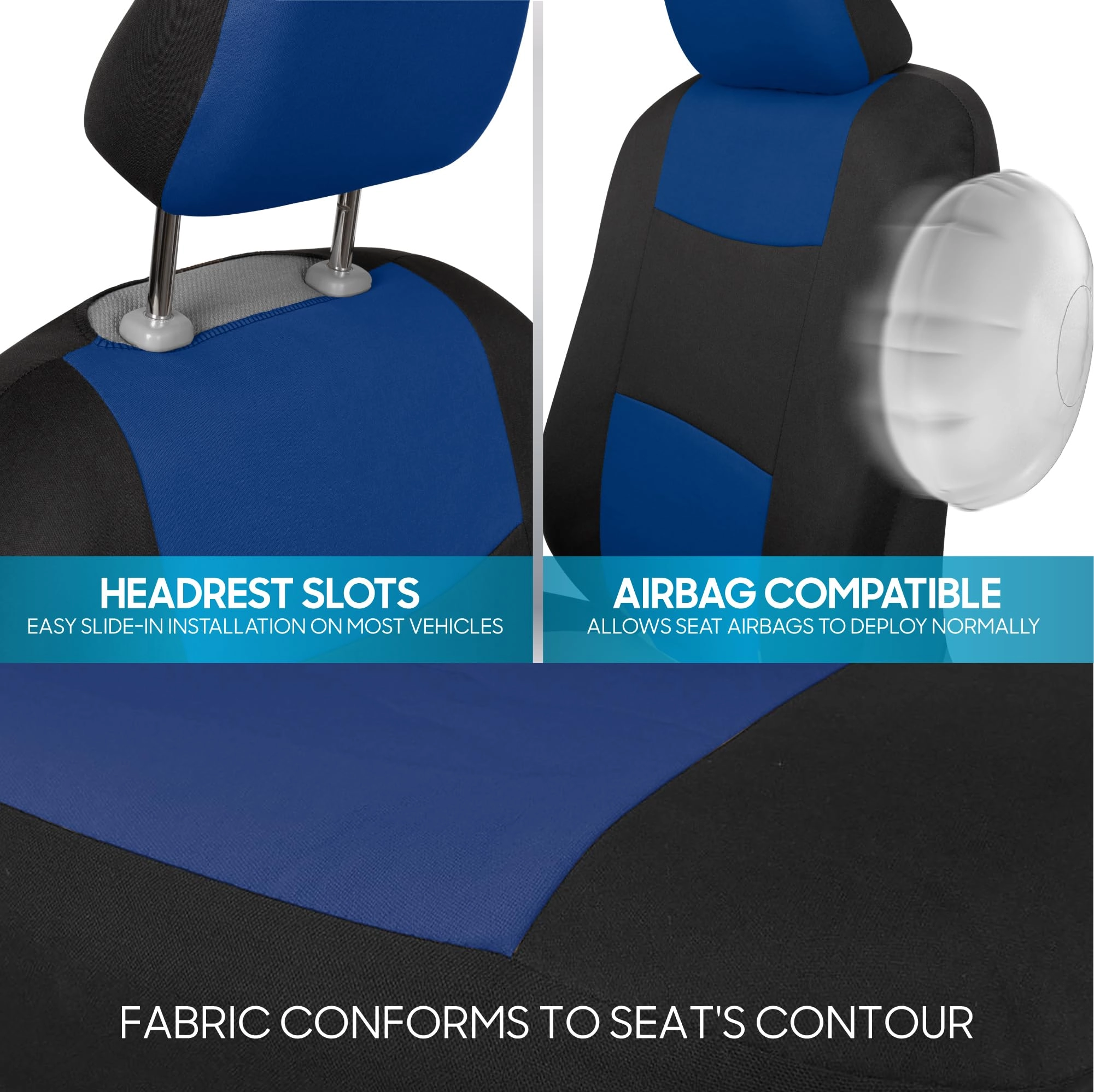 PolyPro Car Seat Covers - Solid Beige Universal Fit