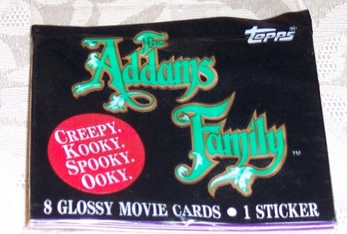 Topps THE ADDAMS FAMILY MOVIE TRADING CARDS - 8 pcs