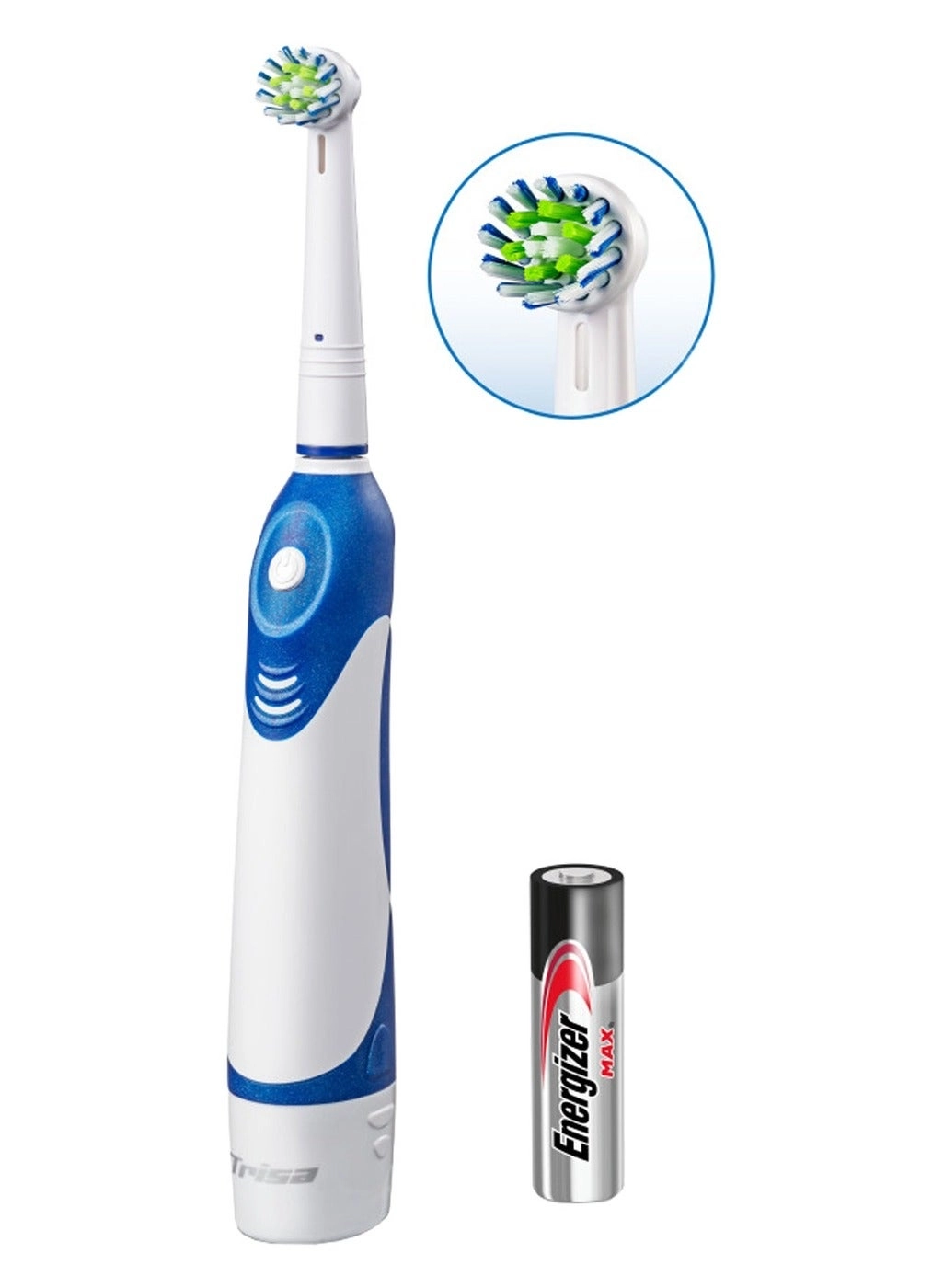 Active Care Battery Electric Toothbrush - 8,000 movements per minute 2 AA batteries