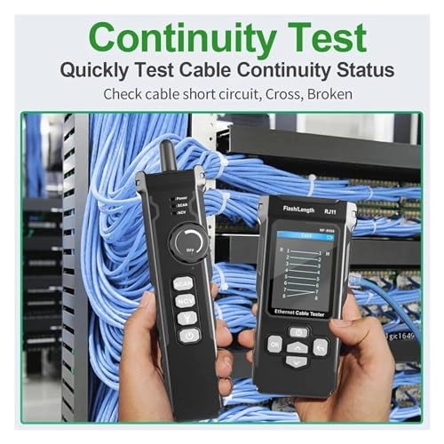 Network Cable Tester - RJ45 RJ11 BNC Length Test