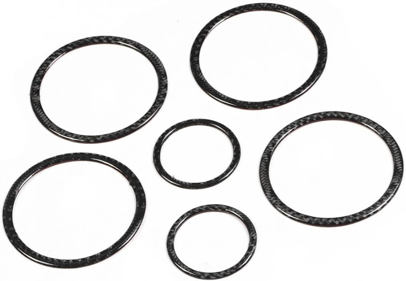 Speaker Ring Cover - 6-piece Carbon Fiber
