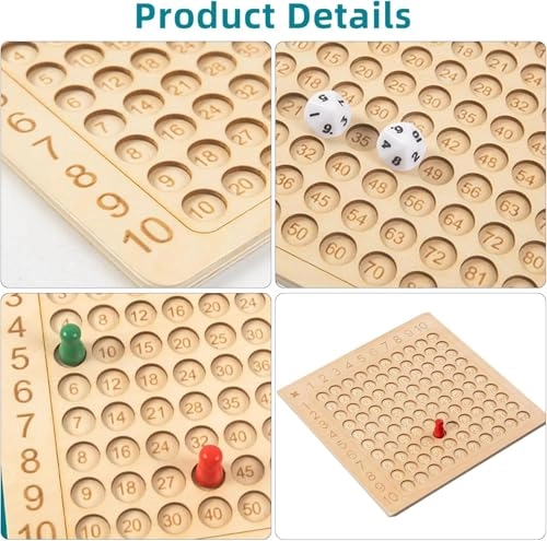 Wooden Multiplication Board