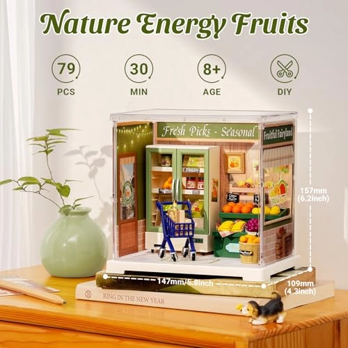 DIY Miniature House Kit - DAILY INSPIRATION CAFE 1:24