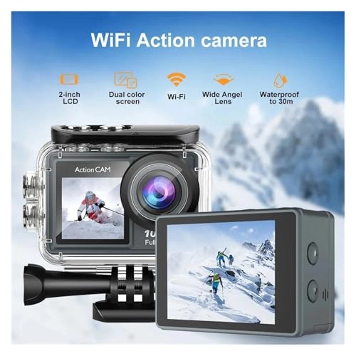 Dual-Screen Sports Camera - 1080P 30FPS