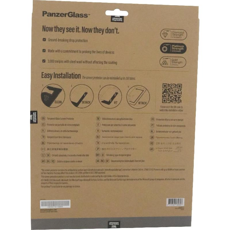 Super+ Glass Screen Protector for Microsoft Surface Pro 9/Surface Pro X/Surface Pro 8