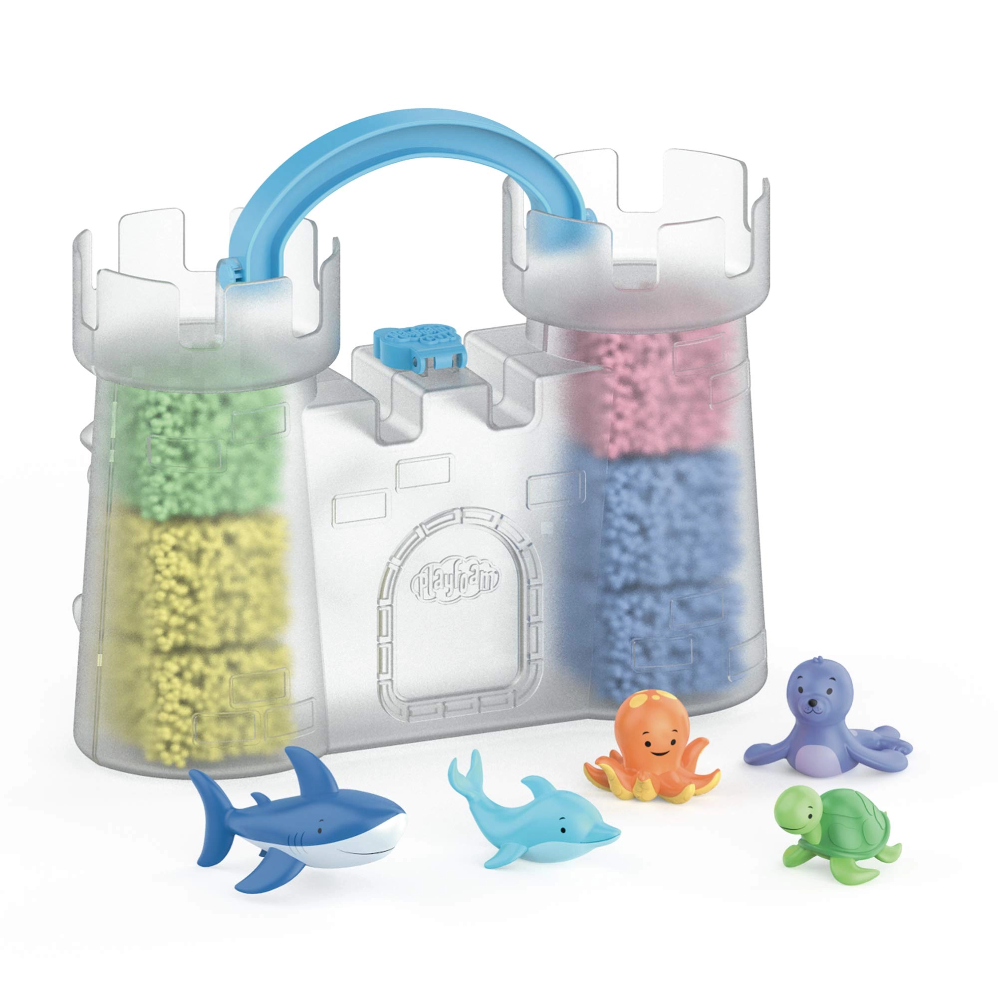 Educational Insights Playfoam Go! Squishy Sandcastle - 3 years and up 11 pieces