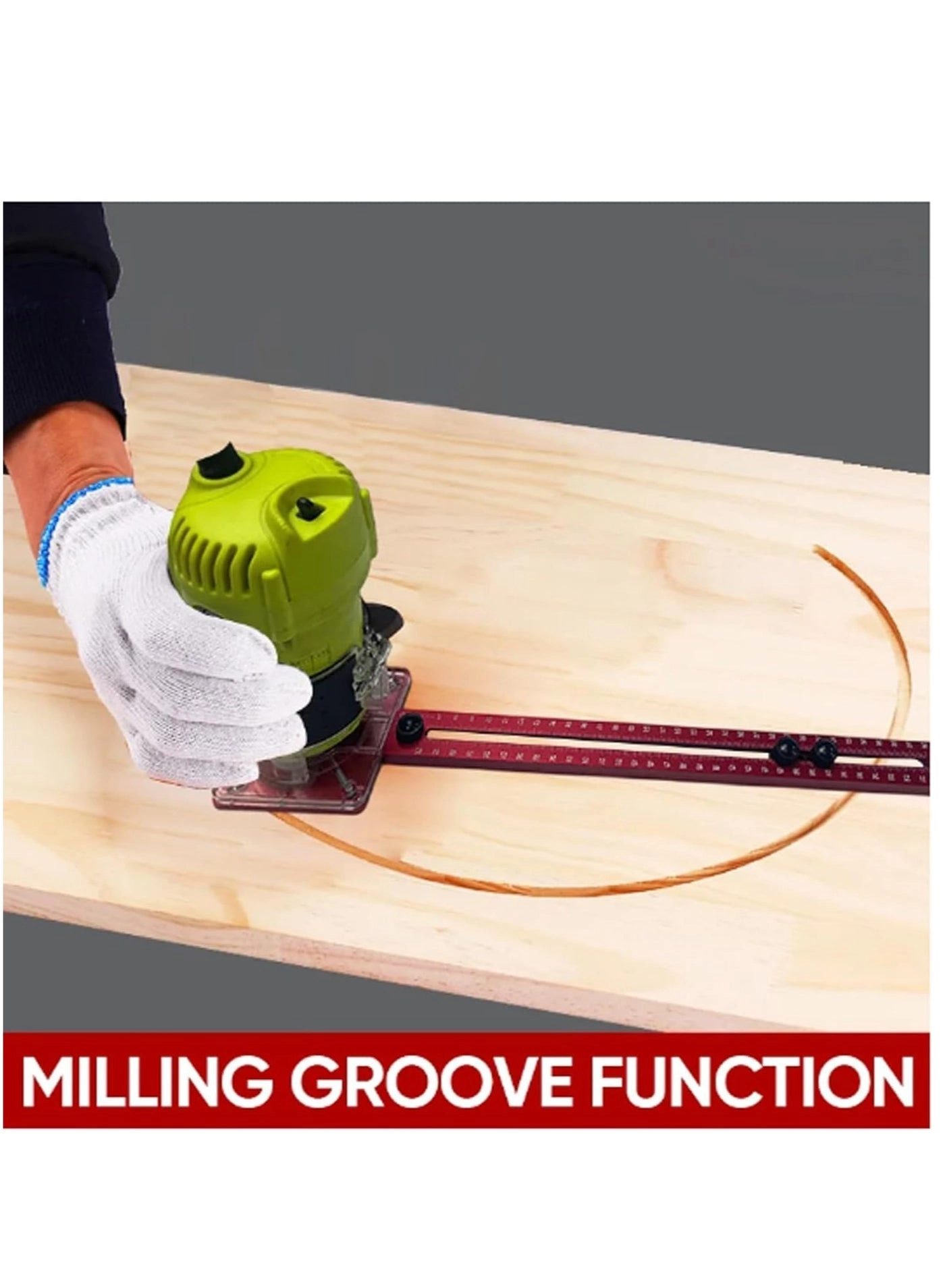 Router Milling Groove Bracke