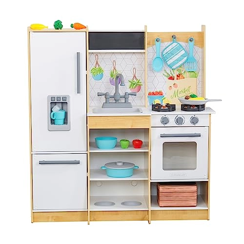 Fresh Harvest Play Kitchen - Wood Lights and Sounds