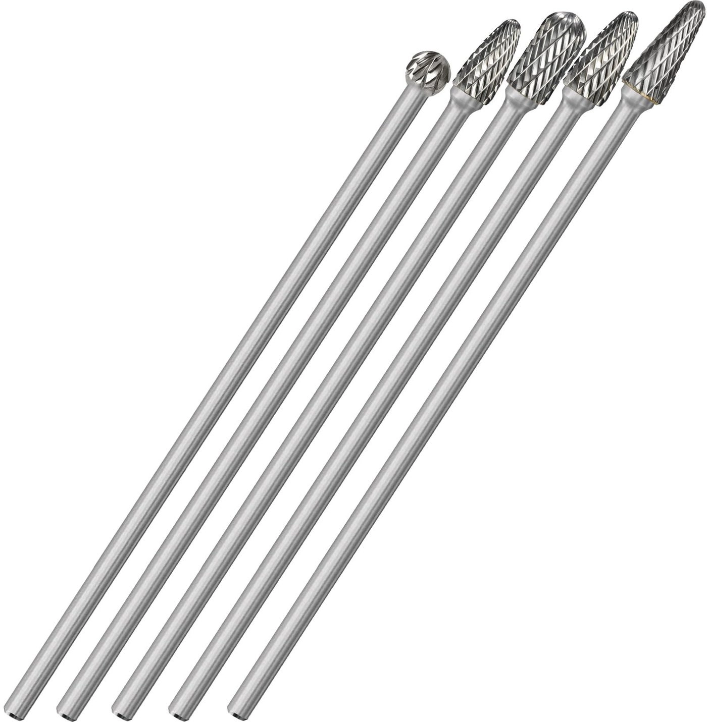 Carbide Burr Set - tungsten carbide 5 Pcs 8mm 10mm