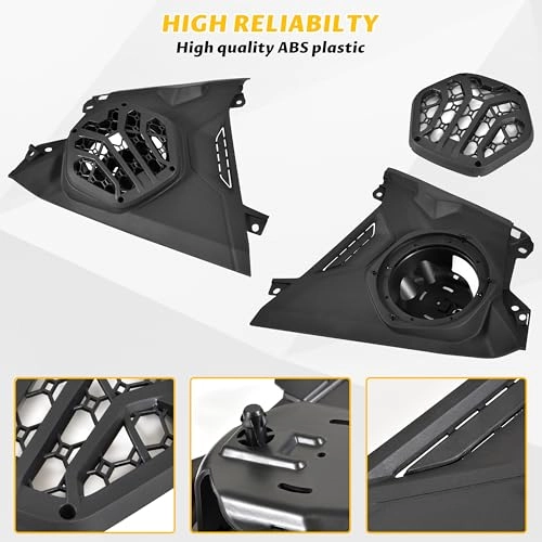 Front Dash Speaker Panels - 6.5"