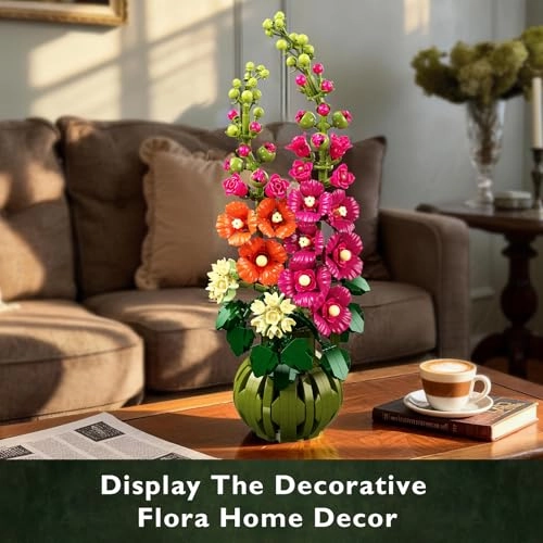 Alcea Rosea Building Set - 974pcs