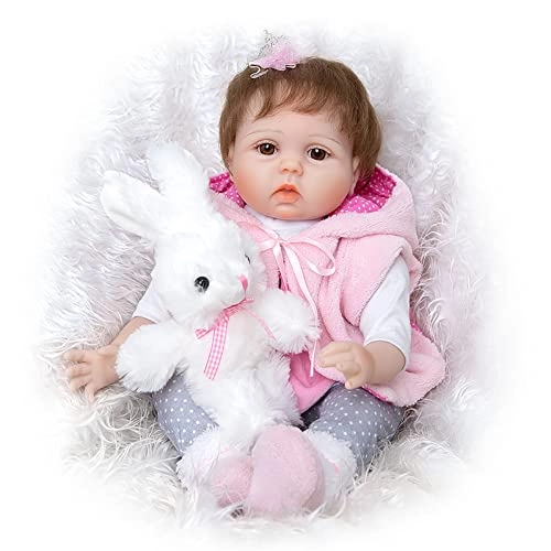 Reborn Baby Doll - 55cm 22" Vinyl Cotton Body