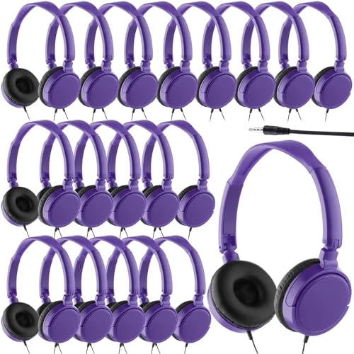 Classroom Headphones Wired Headphone 18 Pack