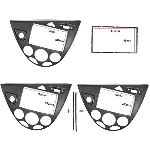 2 Din Frame Stereo Fascia - For Focus /Fiesta 2006 Left hand drive/Right hand drive
