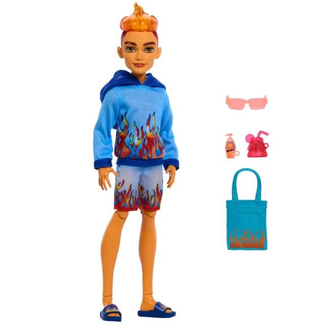 Monster High Heath Burns Doll - Scare-adise Island Ages 4+