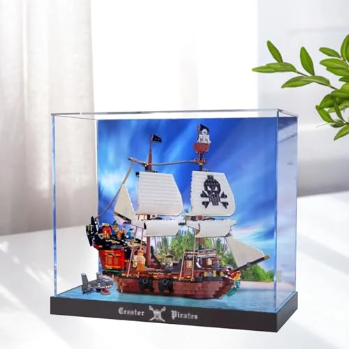 Figures Display Box for LEGO 31109 - 50x25x40cm Acrylic Dustproof Transparent