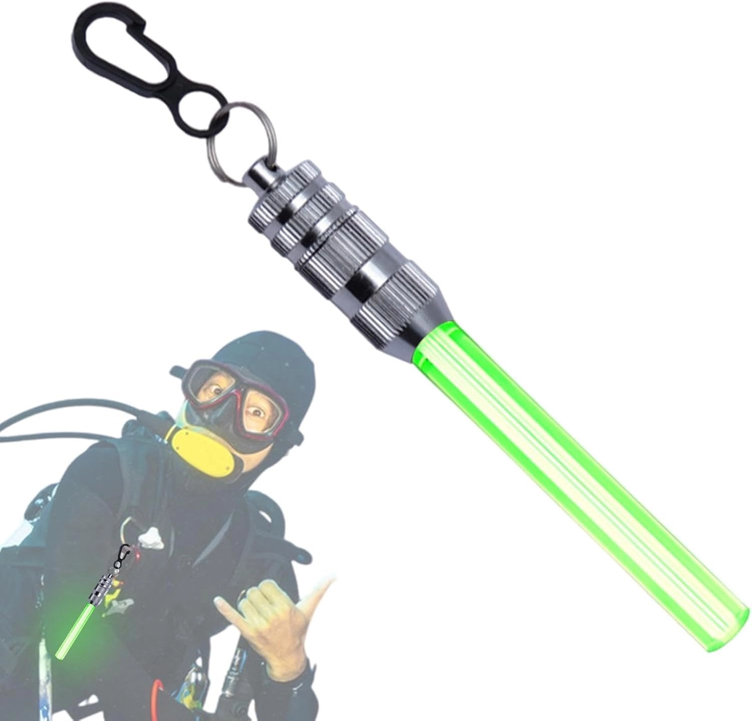 Oeblfanis LED Diving Signal Light - Waterproof 91M 50H Red