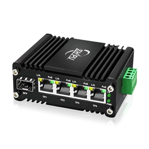 1 SFP+4 RJ45 - 12~48VDC 30W 4 IEEE802.3af/at 10/100/1000Mbps 120W