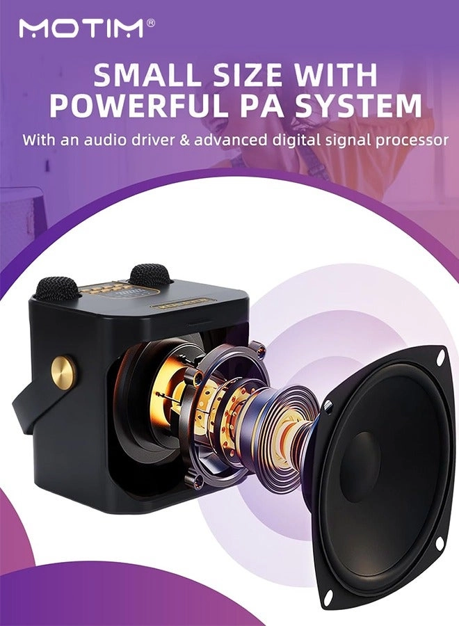 Rechargeable Party Speaker - with Microphone Portable Bluetooth