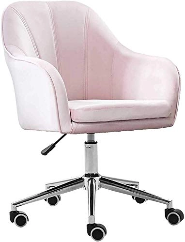 Velvet Task Chair - Adjustable Swivel Rolling Purple