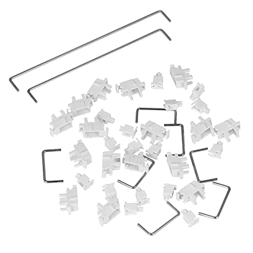 DUROCK White Plate Mount Stabilizers - Wired