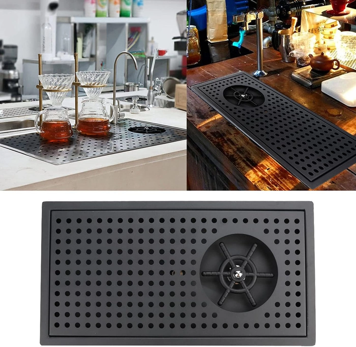 Cup Washer - Stainless Steel Automatic Rinser