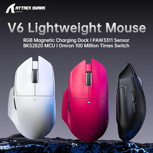 V6 Mouse - 2.4GHz Wireless Bluetooth USB