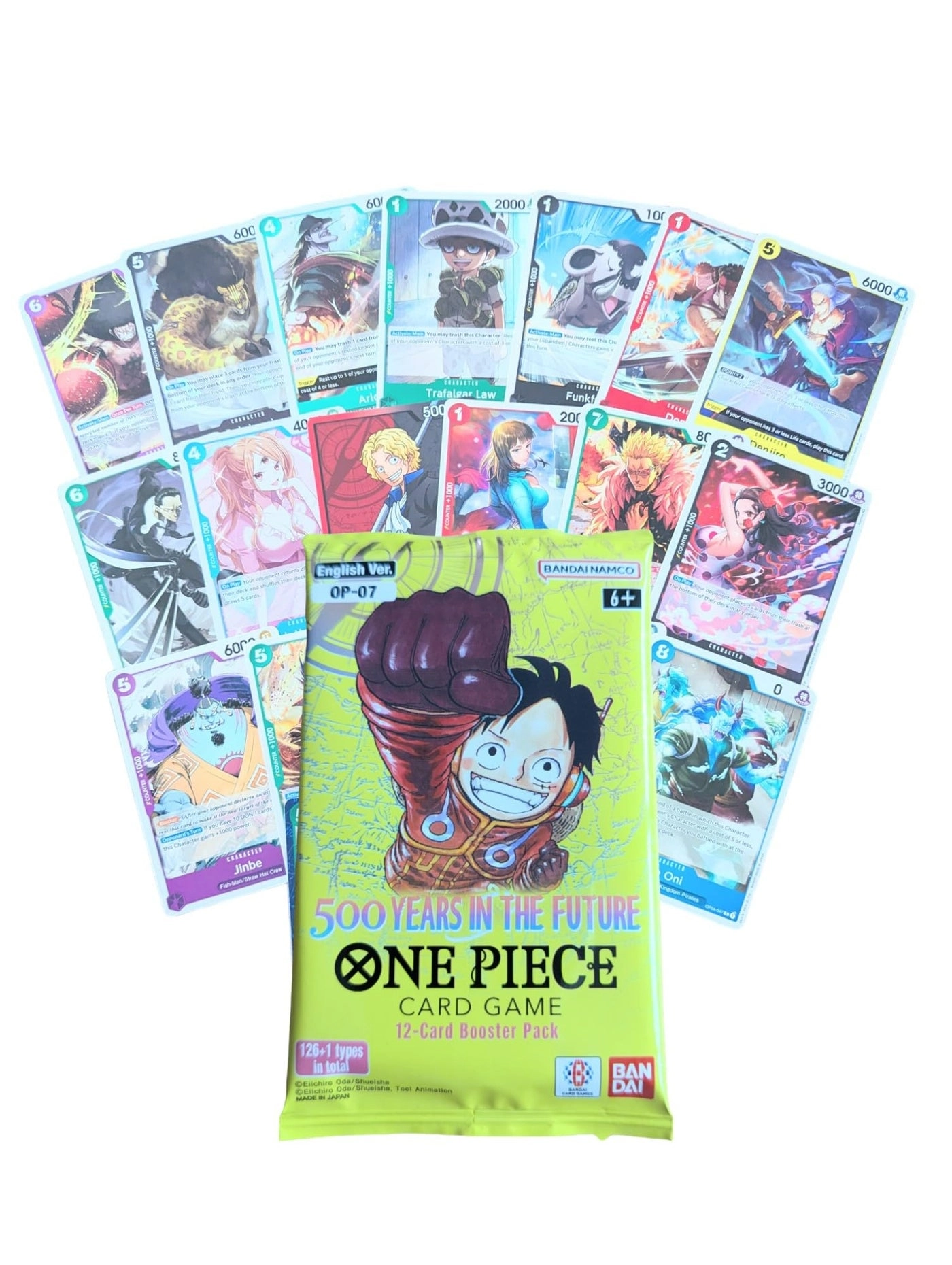 One Piece OP-07 500 Years in the Future - English 12pcs
