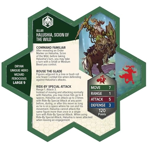 Heroscape: Rising Tide - Sonlen & Halushia, Scion of The Wild Army Expansion