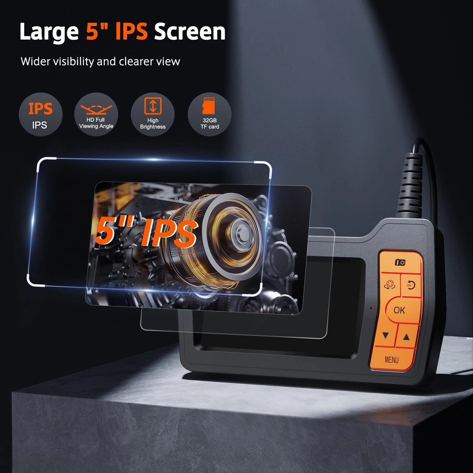 Triple Lens endoscope - 50FT