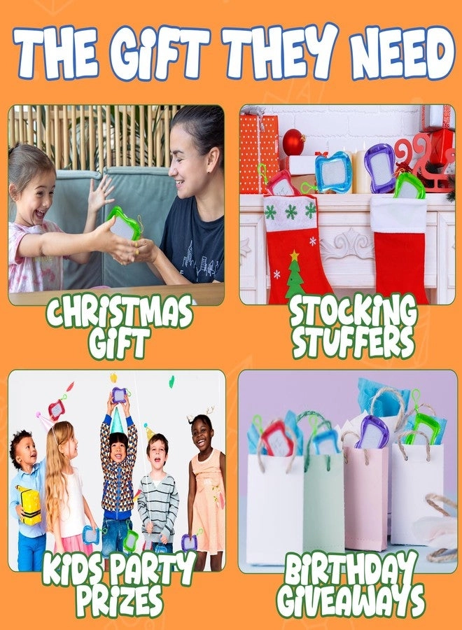 Mini Magnetic Drawing Board - 24 pcs