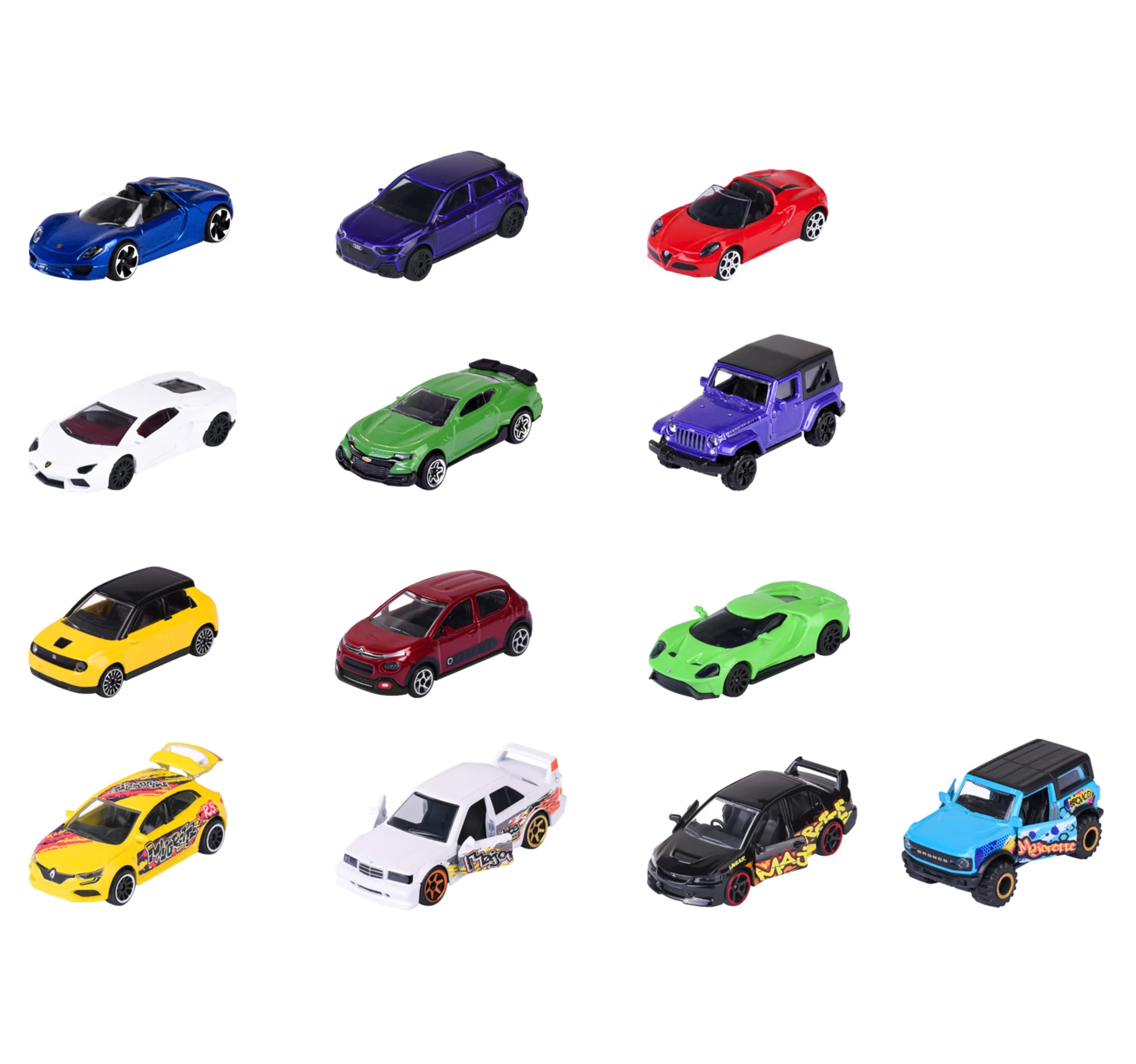 Graffiti 9+4 Gift Pack Model Cars - 13 pcs