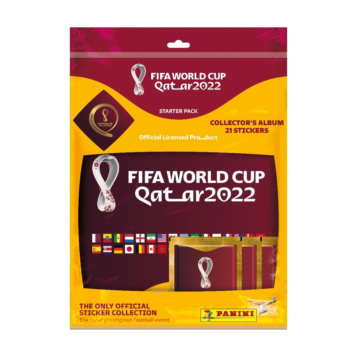 Panini Fifa Road to Qatar World Cup 2022 Sticker Album 3 pcs