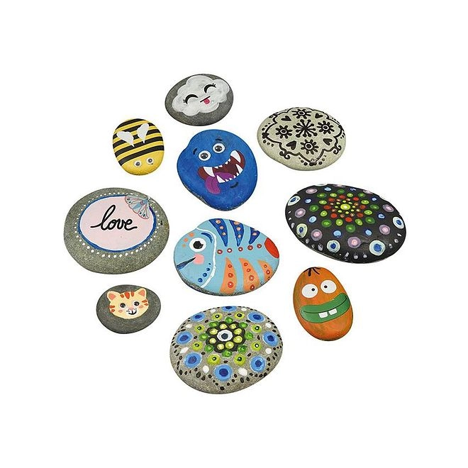 Rock Painting Kit - 10 pieces