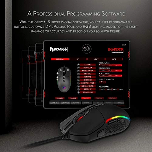 M719 Invader Gaming Mouse - USB
