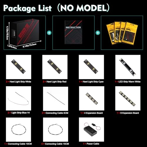 Light kit for LEGO Chevrolet Corvette Stingray 42217 - RC Version LED Lighting