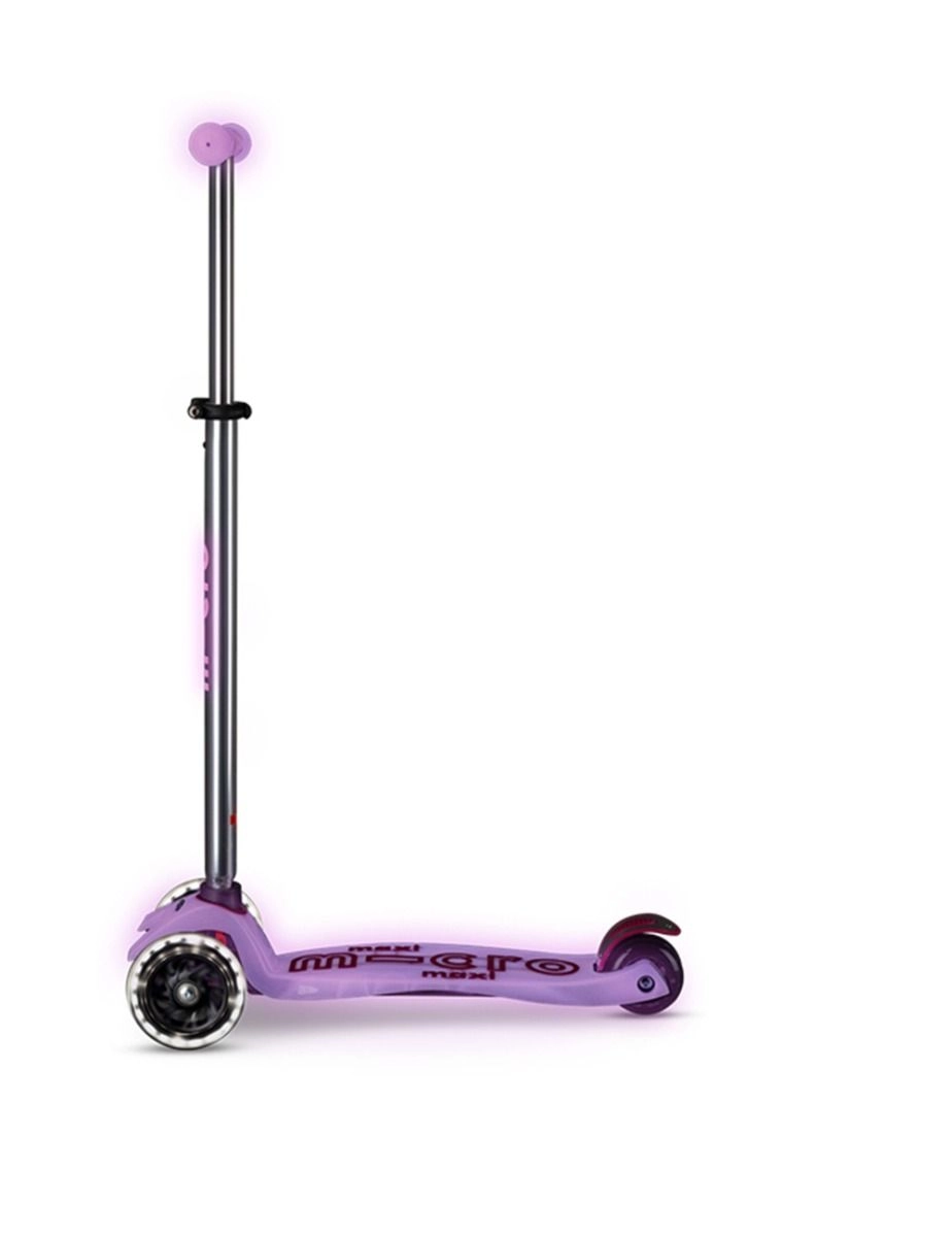 Maxi Deluxe 3-Wheel Kick Scooter – 120/80 mm LED