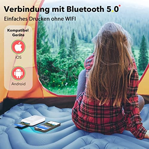 Photo Printer ZPP110 - 2x3 + ZINK Photo Paper - 50 Sheets