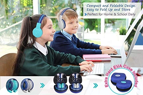 Kids Bluetooth Headphones - 2 Pack Hearing Protection