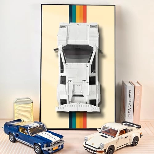 Display Wall Plate for LEGO Lamborghini Countach 5000 Quattrovalvole 10337 - 50X30cm