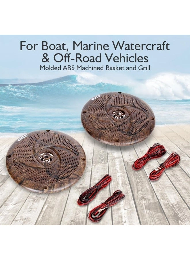 Low-Profile Waterproof Marine Speakers - 6.5 Inch 240W