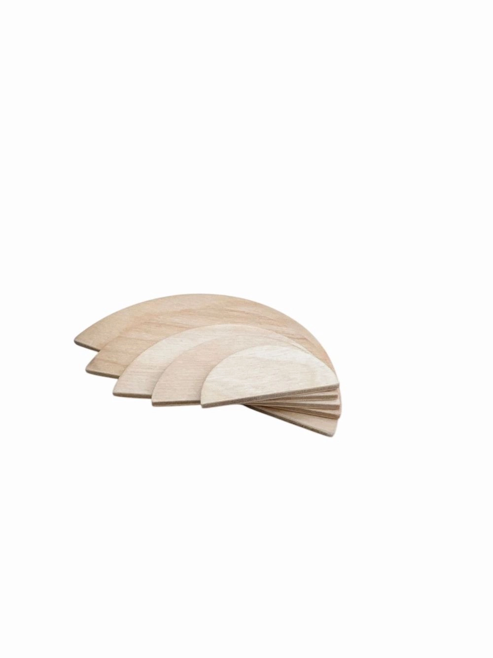 Wooden Grading Semicircles - Suitable for 2 years and above 5 pieces